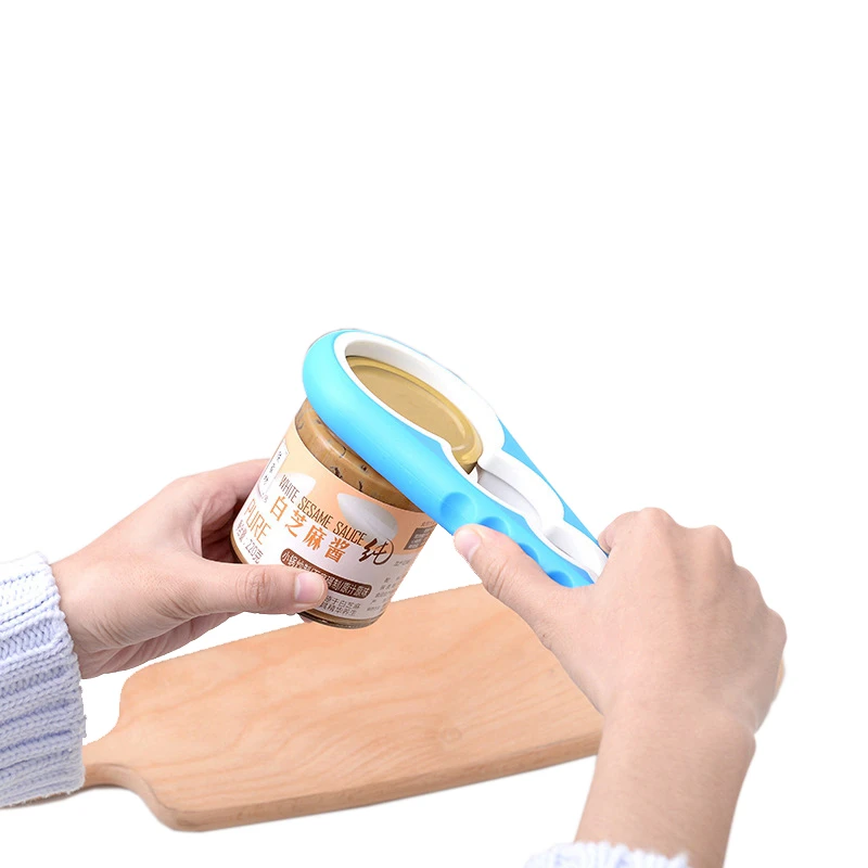 

4-in-1 Creative Bottle Opener Multifunction Fashion Jar Bottle Cover Bottle Gourd-shaped Non-slip Opener Practical Kitchen Tools