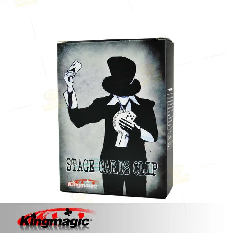 Сценические карты с зажимом для манипуляции сценической волшебной карточки