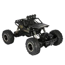 1/16 2,4 GHz сплав корпус Rock Crawler 4WD двойные двигатели внедорожный Радиоуправляемый автомобиль пульт дистанционного управления багги Bigfoot скалолазание автомобиль игрушки