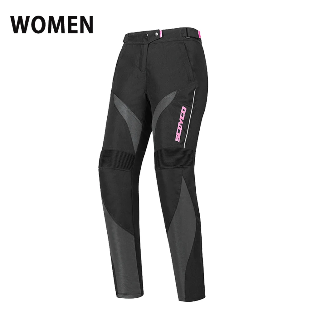 P047W black pants SCOYCO мотоциклетная куртка летняя сетчатая дышащая гоночная одежда Светоотражающая мотоциклетная куртка для езды Jaqueta Motoqueiro - Цвет: P047W black pants