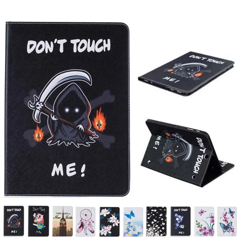 

3D Painted Wallet PU Leather Case For Samsung Galaxy Tab A a6 7.0 " T280 T285 SM-T280 SM-T285 Covers Covers Case +Film+Pen