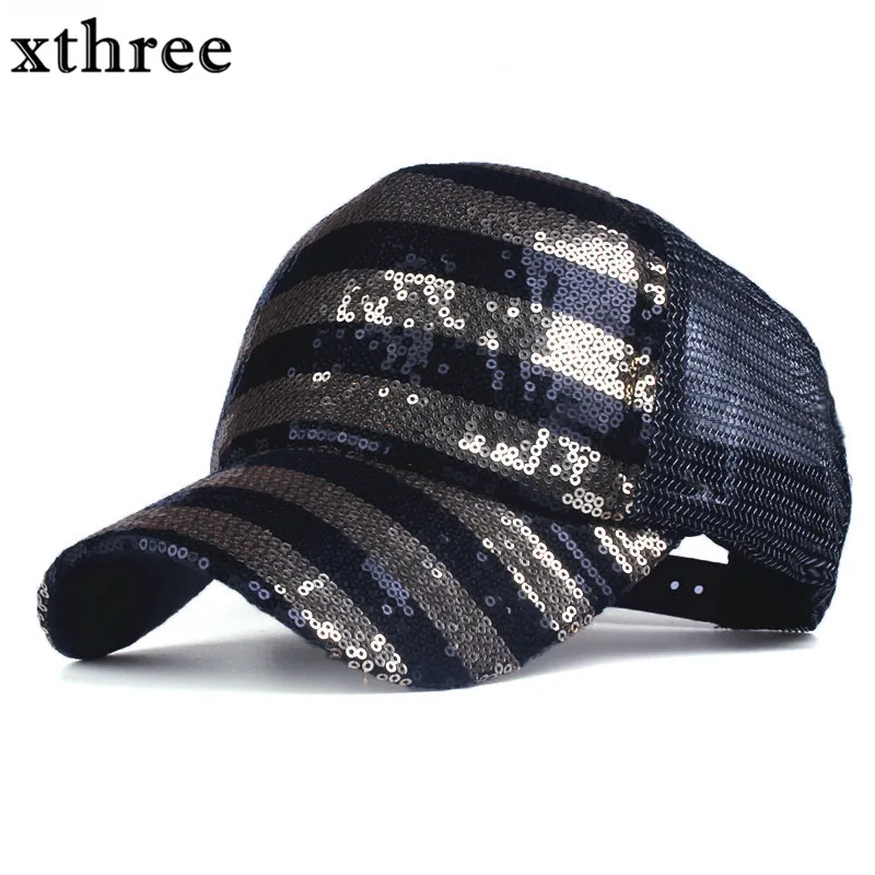 Xthree лето Женская мода блестками бейсболка snapback шляпа для девочка шляпа gorras кости хип-хоп Xthree лето Женская мода блестками бейсболка snapback шляпа для девочка шляпа gorras кости хип-хоп