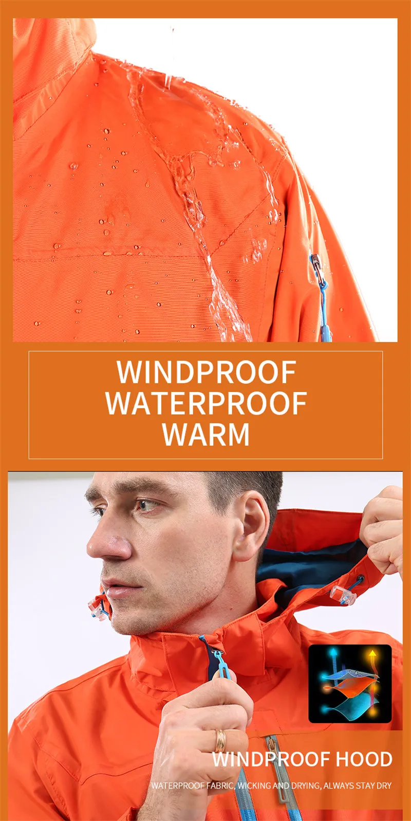 SAENSHING, походная куртка, Мужская ветровка, водонепроницаемая, ветрозащитная, для кемпинга, рыбалки, одежда, мужские дышащие куртки, дождевик