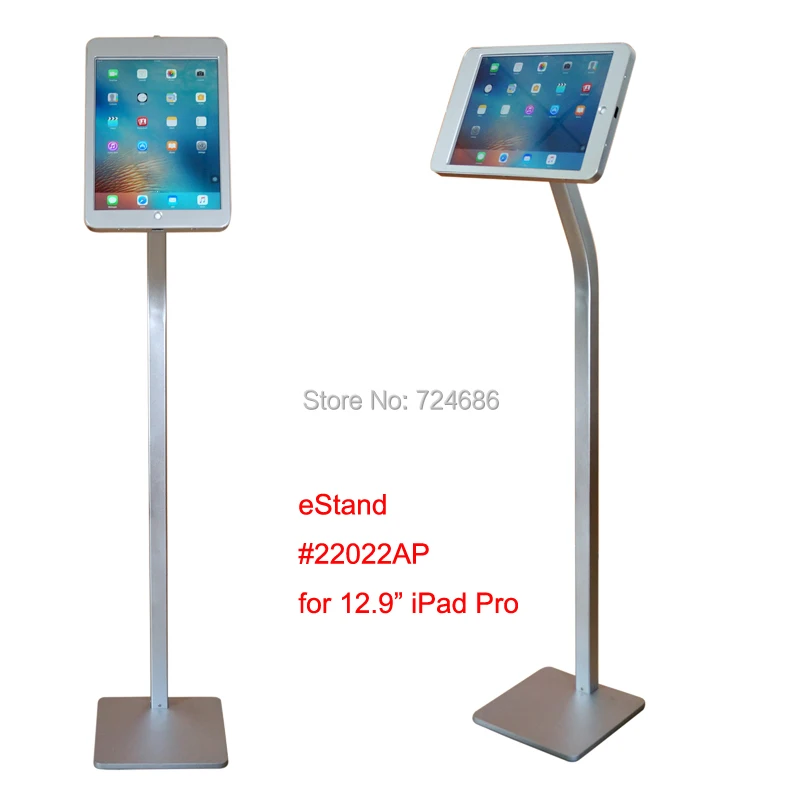 for iPad pro 12.9" floor display security stand support secure bracket