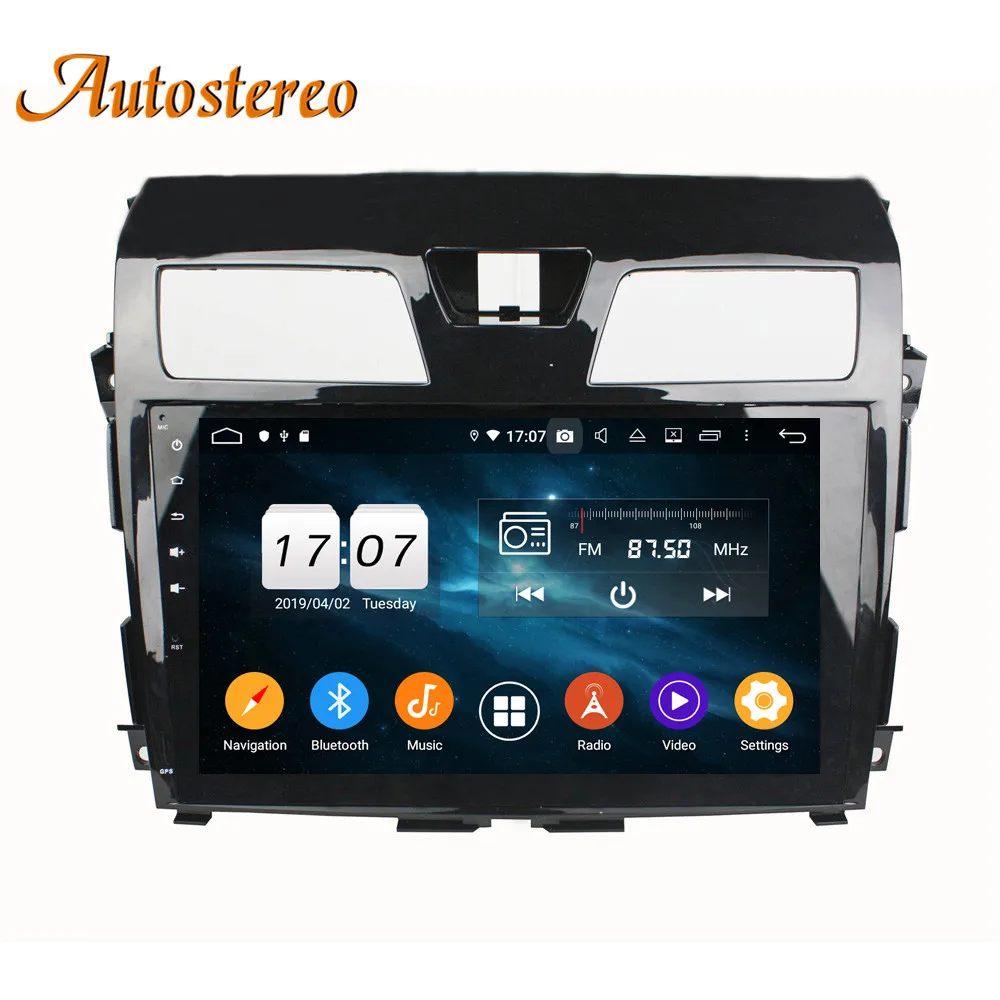 Top DSP Android 9 Car GPS navigation For Nissan Tenna 2013-2015 multimedia DVD player head unit auto radio tape recorder auto stereo 1