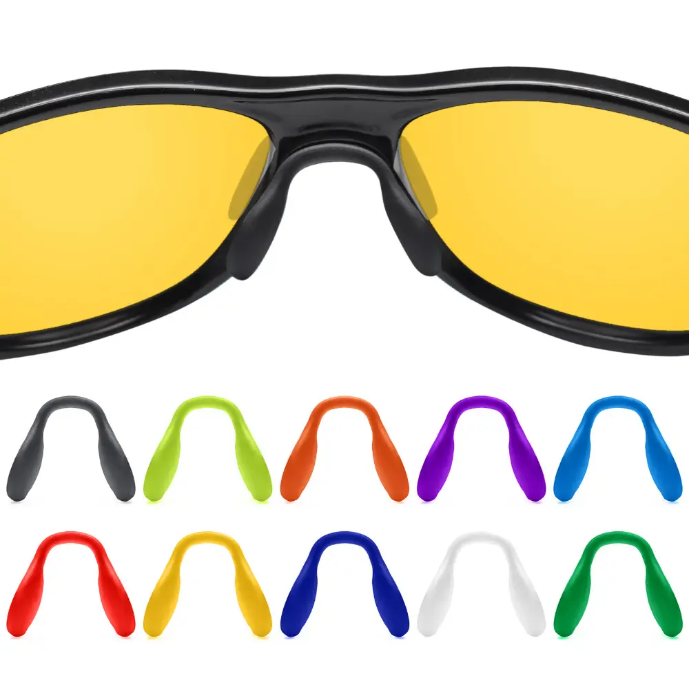 Mryok – Kit de plaquettes nasales de rechange, en caoutchouc, pour lunettes de soleil Oakley Crossrange