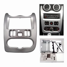 Auto Radio Fascia per RENAULT Logan Sandero DACIA Duster Facia Panel Cornice Dash Adattatore CD trim Bezel Cornice