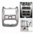 Auto Radio Fascia per RENAULT Logan Sandero DACIA Duster Facia Panel Cornice Dash Adattatore CD trim Bezel Cornice