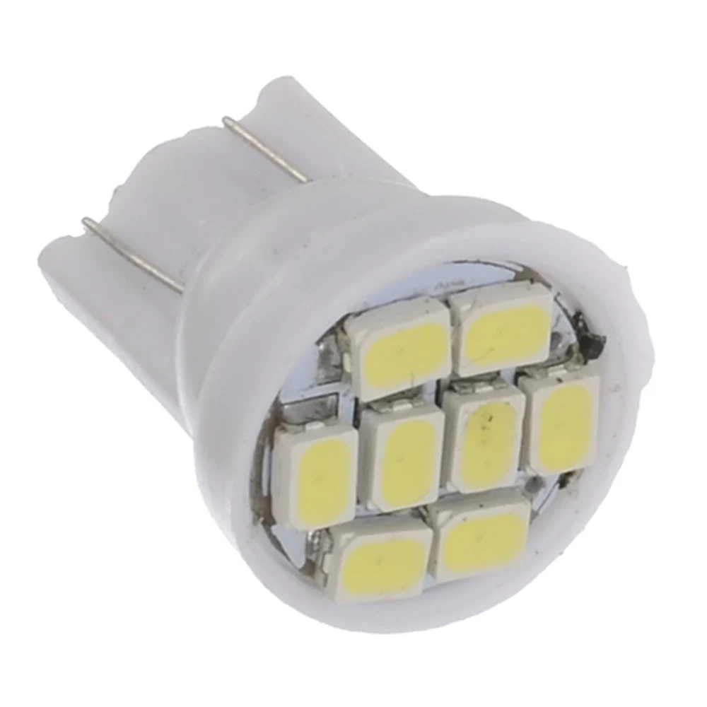 

4 pcs Auto led car Indicator lighting wedge high bright Factory bulb white 1206 T10 8smd led 194 168 192 W5W