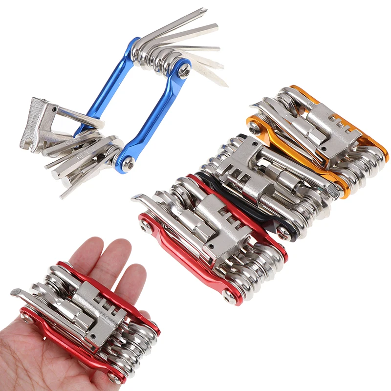 cheap 11 in 1 Bicycle Tools Sets Bike Multi Repair Kit Hex Spoke Wrench Screwdriver