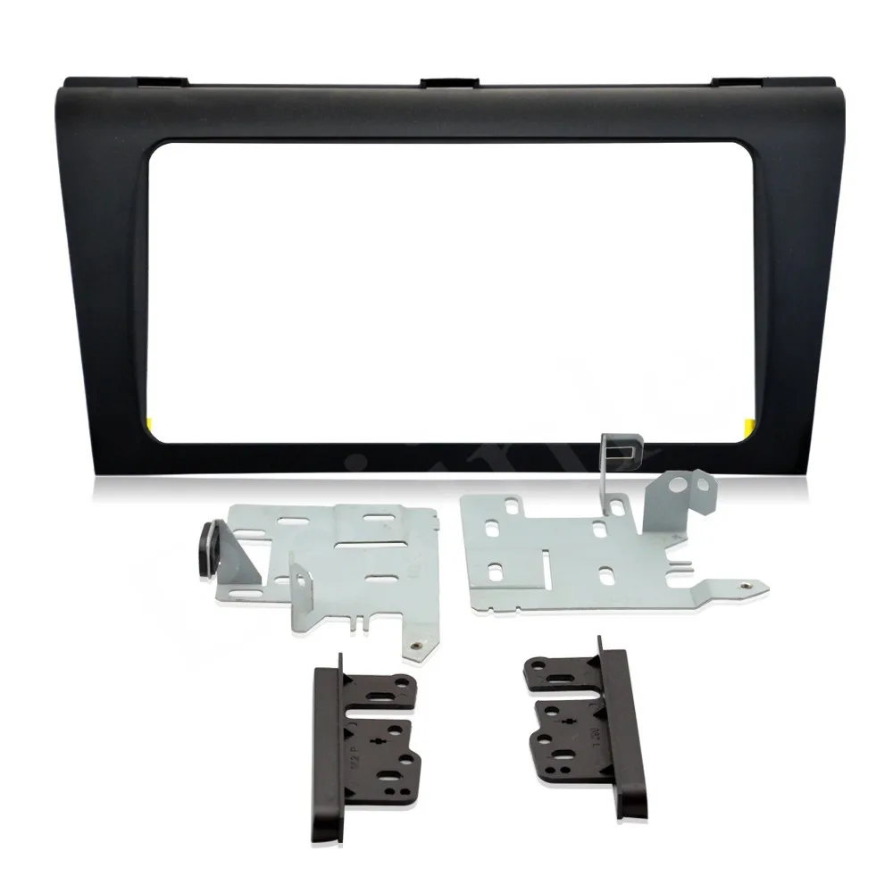 

2 Din Car Fascia Panel Frame Car Dash Frame Kit Audio Panel Frame For Mazda 3 2004 2005 2006 2007 2008 2009