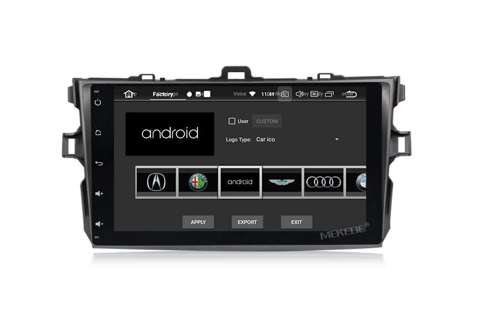 Best Big Screen 4G RAM Android 9.0 Octa-core Car DVD Player for Toyota Corolla E140/150 2006-2011 with Radio Wifi GPS DVR 32GB ROM 17