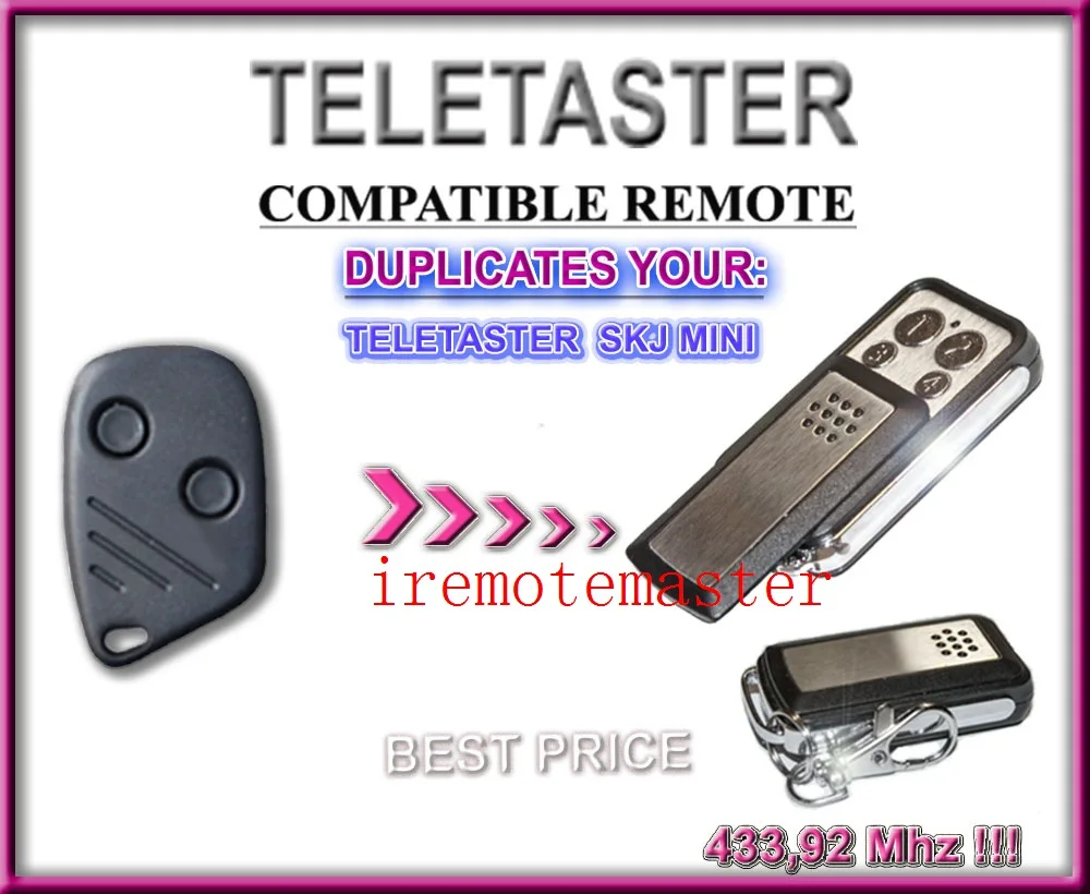 Teletaster SKJ мини замена двери гаража дистанционного 433,92 МГц