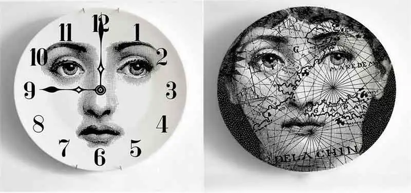 8/10 дюймов мода Милан посуда Живопись Дизайн ногтей Fornasetti тарелки тарелка Настенный декор аксессуары для дома