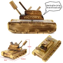New Retro Wooden Crafts Simulation Tank Music Box Creative Gifts Practical Home Decoration Children’s Toys