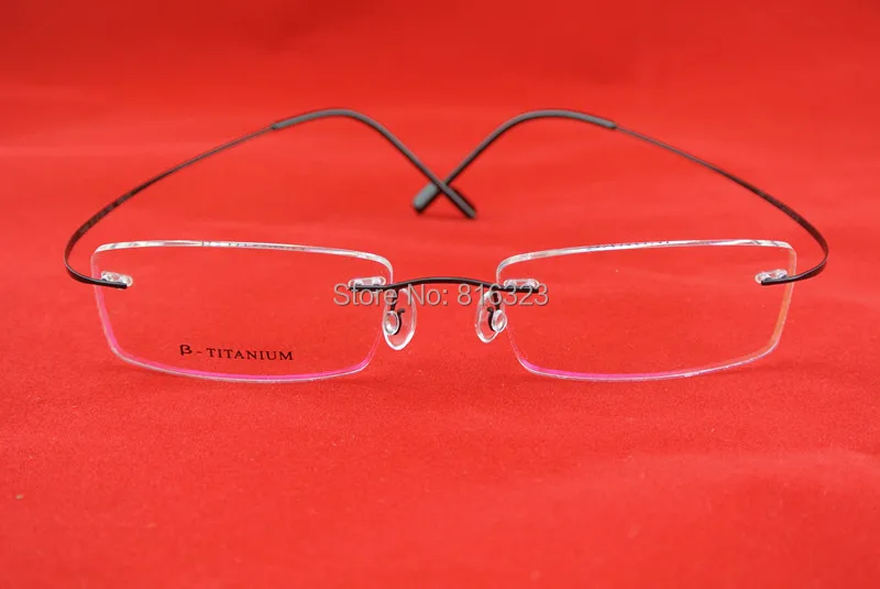 Титановая оправа для очков без оправы 7g очки Оптические 4 цвета RX