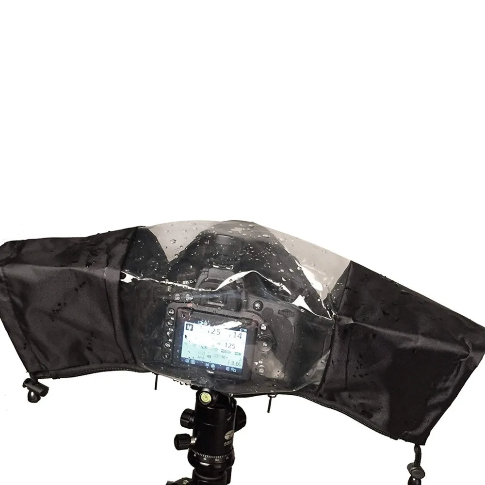 Водонепроницаемый дождевик для камеры из нейлона, прозрачный ТПУ чехол для камеры от дождя, Пылезащитный протектор для DSLR камеры для Canon/Nikon/sony