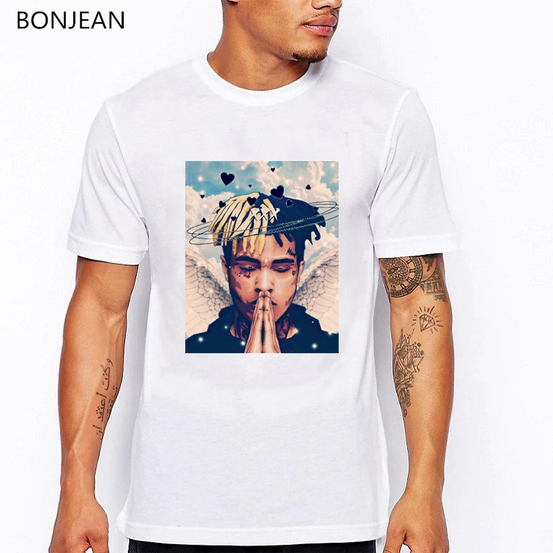 

newest Xxxtentacion Character Print T-Shirt men summer high quality tshirt homme Fashion Casual Fitness T Shirt Short Sleeve