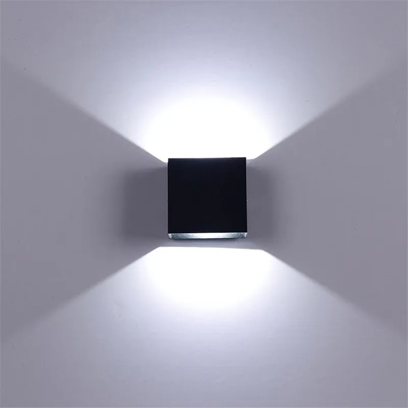 Feimefeiyou 6W lampada LED Aluminium wall light rail project Square LED wall lamp bedside lights bedroom wall decor arts