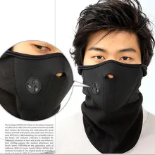 Флисовая велосипедная полумаска для лица, защитный колпак для лица, для велоспорта, лыж, спорта на открытом воздухе, зимний шарф для защиты шеи, теплая маска