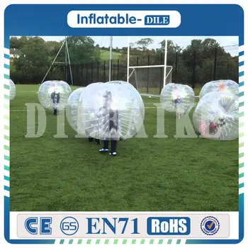 

Free Shipping 1.7m 0.8mm PVC Material Inflatable Bubble Ball Bubble Soccer Ball Bumper Ball Zorb Ball Soccer Football For Sale
