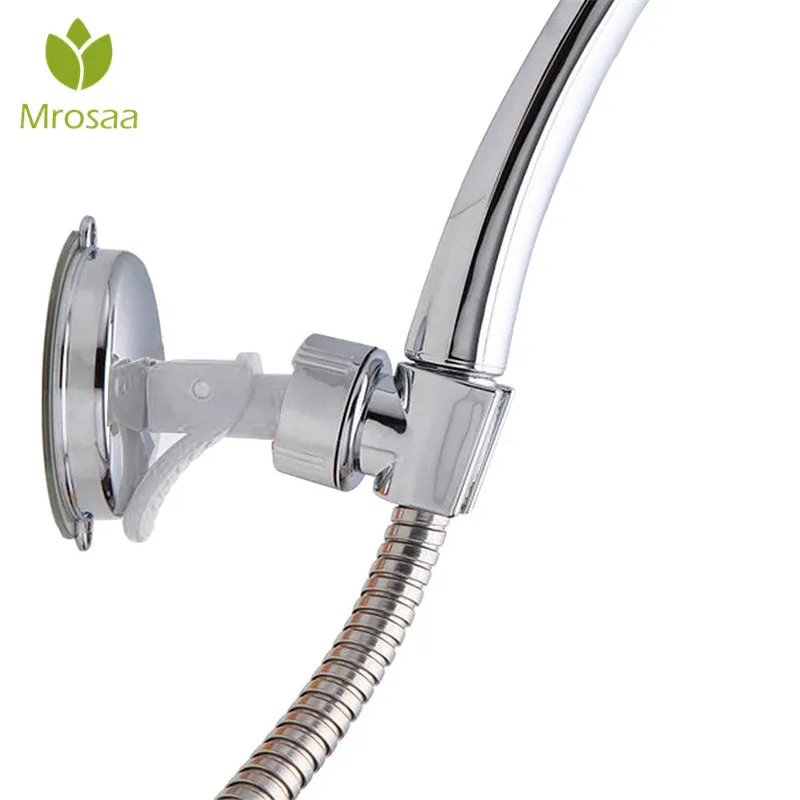 

Mrosaa Suction Cup Shower Head Holder Wall Mount Adjustable Spray Stand Shower Nozzle Hanger Bathroom Accessories Universal