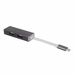 Высокая Скорость Тип-C на USB 3,0 + USB-C Hub 4 Алюминиевый порт сплава USB Hub Кабель зарядного устройства зарядки Порты концентратора C26