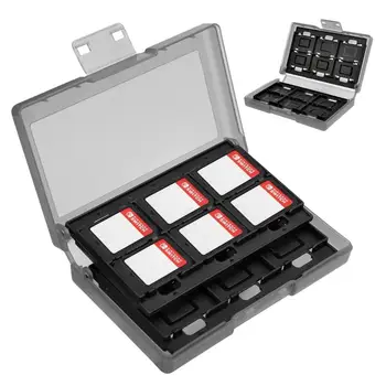

24 in 1 Nintend Switch NS Portable Game Cards Storage Case & 2 Analog Caps for Switch Game Card Storage Box