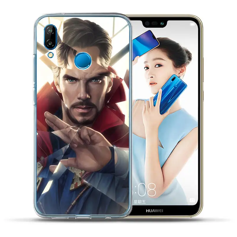 Роскошный чехол Marvel с героями Мстителей для huawei P20 P10 P9 P8 Lite mate 10 9 Lite Pro Plus, чехол с узором, чехол Etui Fundas - Цвет: 06