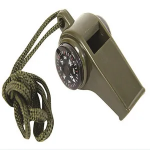 New Hiking Camping Multi-Functional 3 in 1 Survival Whistle Compass Thermometer Outdoor Tools
