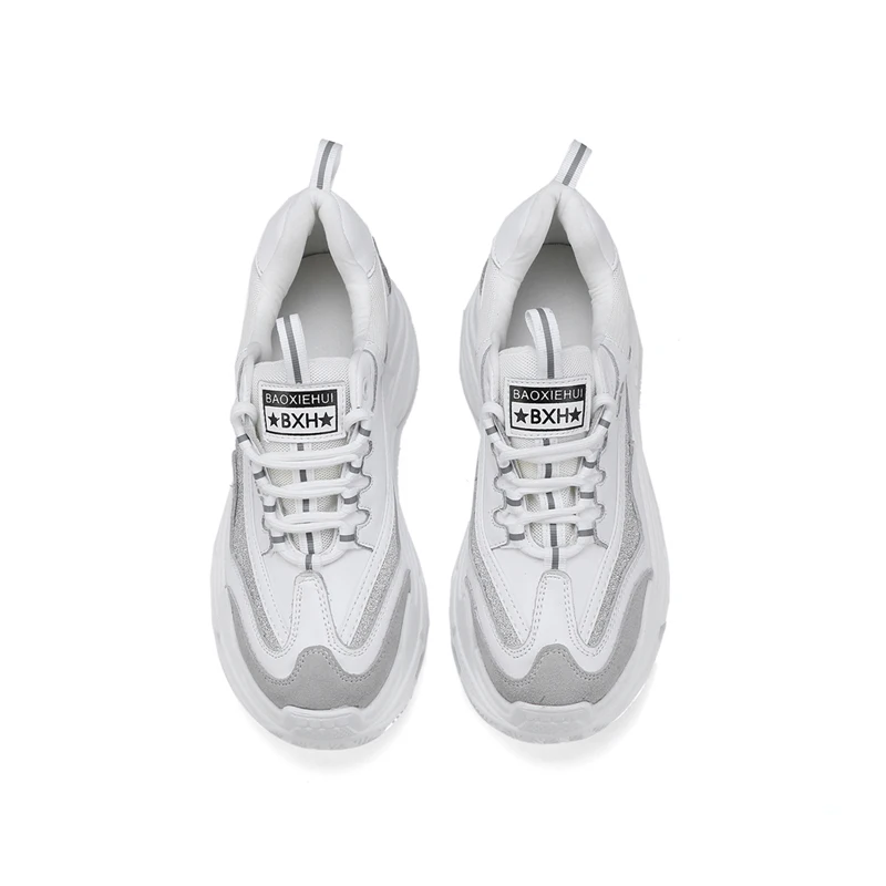 35 Noir Couleurs Bout Rond Printemps Doratasia 39 up Chaussures Taille Loisirs blanc Femme En Mélangées Marque Véritable Dentelle Cuir Nouvelle Appartements zWxpTHq1Xw