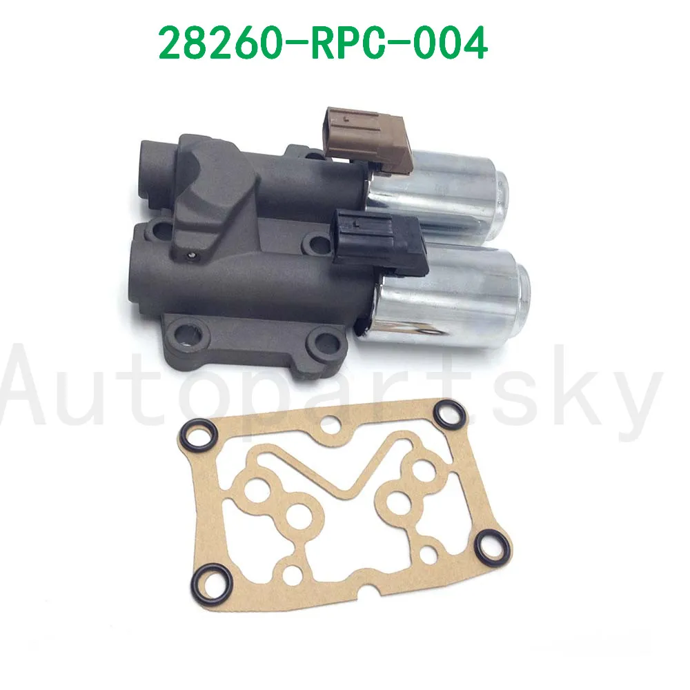 OEM 28260-RPC-004, 28260RPC004, A90428F, DFX37H передача Двойной линейный соленоид Подходит для Honda Civic 2006-2011