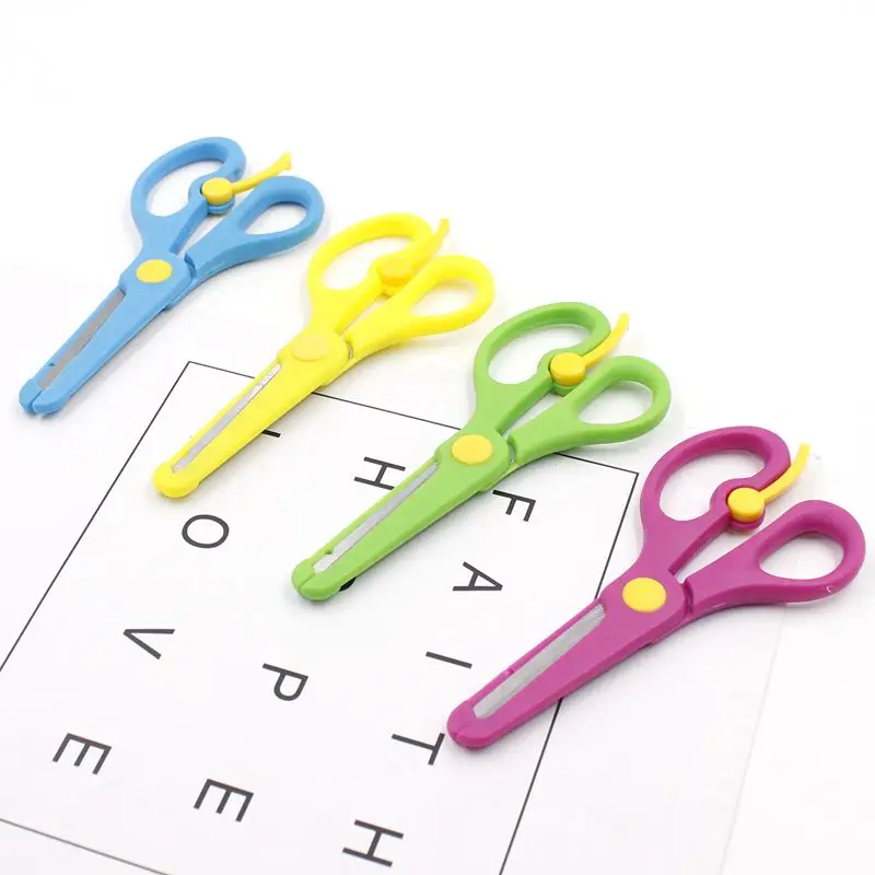 

scissors Plastic small scissors children primary school students hand paper cutting tools