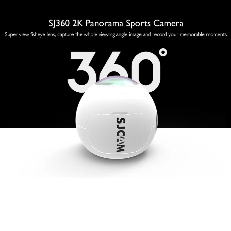 Original Brand SJCAM SJ360 Sport Camera WiFi 2K 30fps 12MP Fisheye Lens 220 Degree NTK 96660