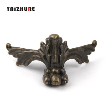 

84*42mm 4Pcs Zinc Alloy Tiger Footing,Decoration Legs,Vintage Wooden Box Beast Feet,Cabinet Corner,Bronze Tone Color