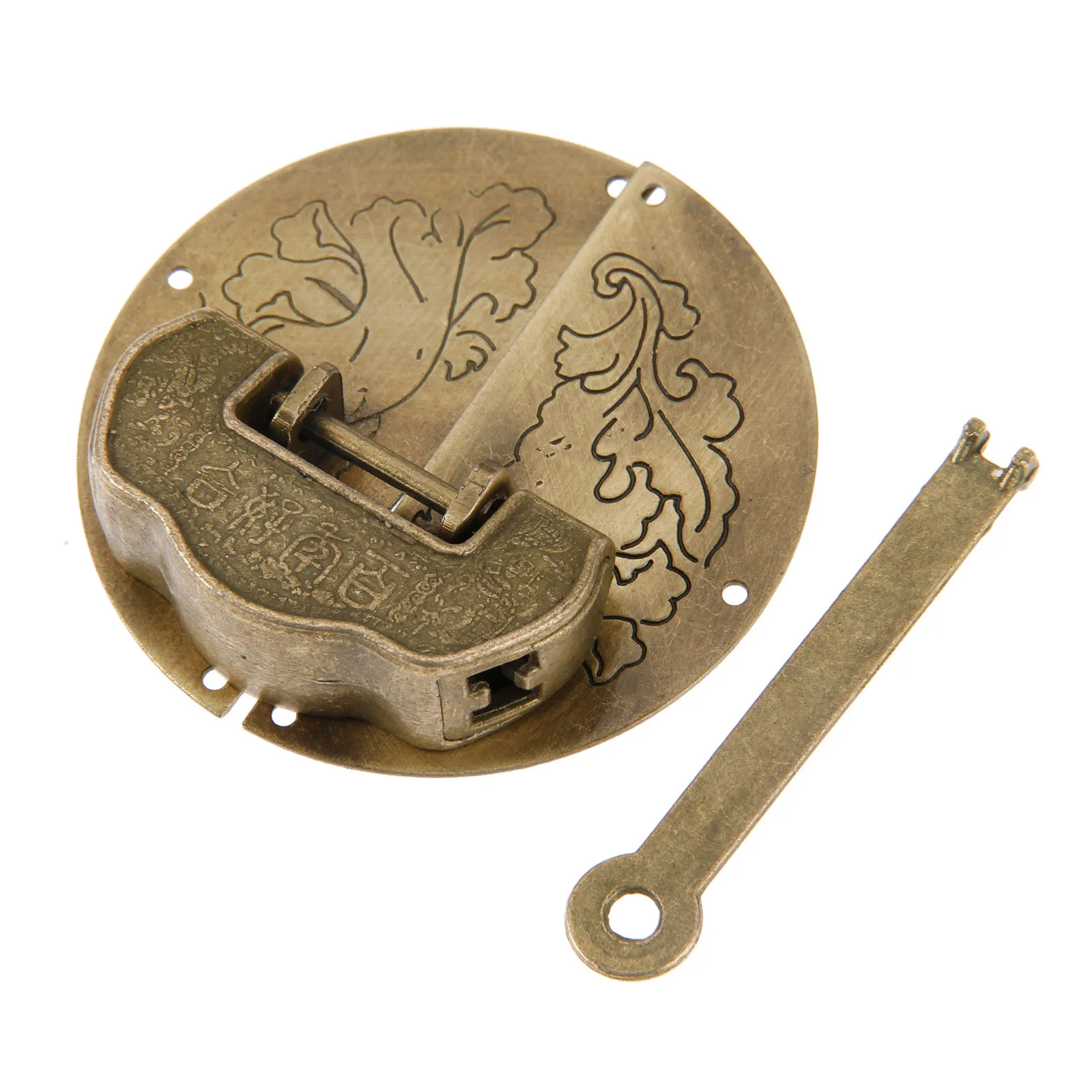 DRELD Antique Furniture Hardware Set Toggle Latch Hasp Buckle Clasp+Decorative Chinese Old Padlock Lock For Jewelry Wooden Box DRELD Antique Furniture Hardware Set Toggle Latch Hasp Buckle Clasp+Decorative Chinese Old Padlock Lock For Jewelry Wooden Box