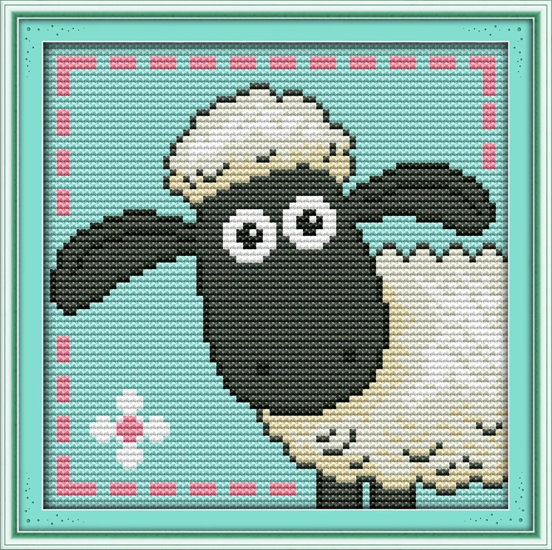 Everlasting love Little Sheep китайские наборы для вышивки крестом экологический хлопок с печатью 11CT DIY новогодние украшения для дома