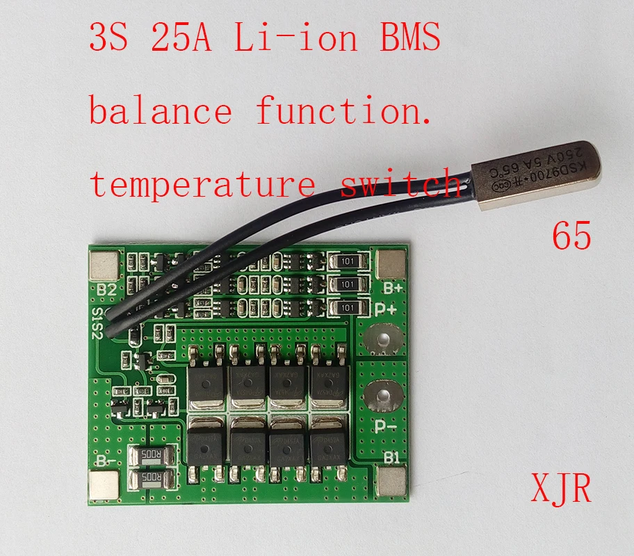 3S 25A Защитная плата литий полимерной батареи BMS/PCM/PCB для 3 упаковок ионных