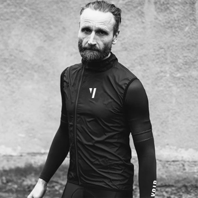 US $19.10 2018 Pure black reflective logo cycling gilet Bicycle MTB Lightweight windproof vest Mountain bike 