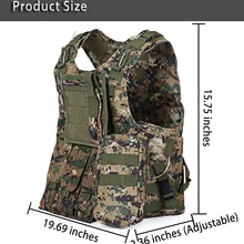 Профессиональный USMC Airsoft тактический Военная Униформа Молл жилет штурма плиты Перевозчик жилет армейские фанаты наружного оборудования CS Костюмы
