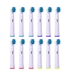 12pcs Replacement Brush Heads For Braun oral B D12,D16,D29,D20,D32,OC20,D10513, DB4510k 3744 3709 D19 OC18 D811 D9525 D9511 1