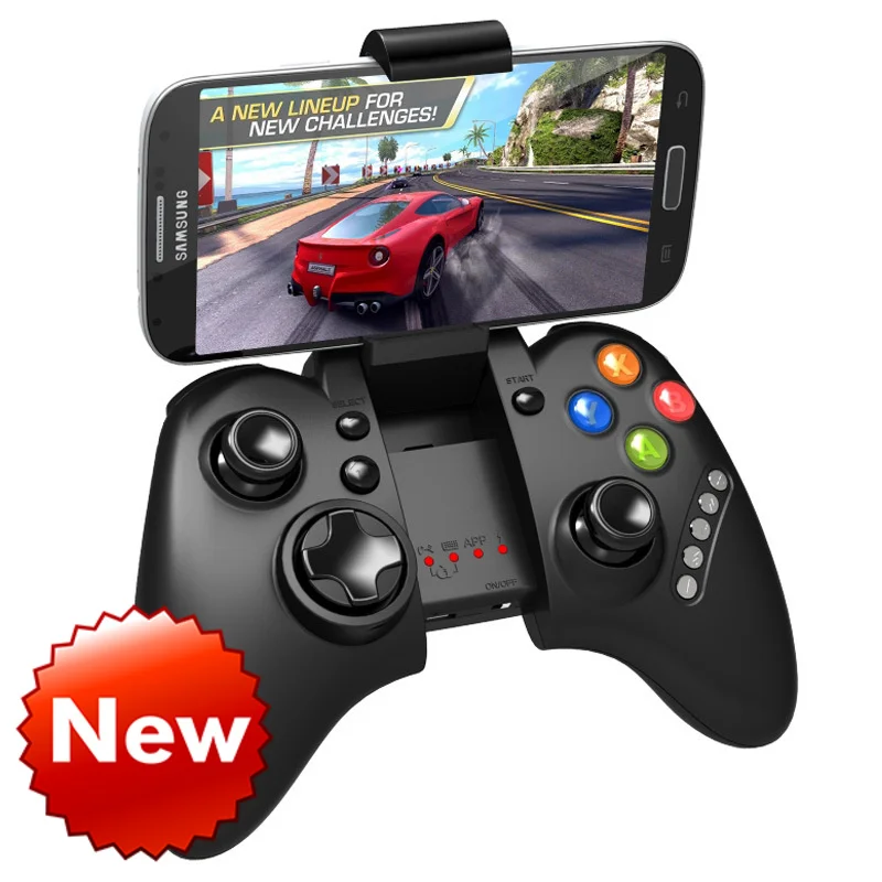 Kopen 100% nieuwe ipega draadloze bluetooth game controllers joystick gamepad voor xiaomi android tv box ios ipad iphone samsung tablet pc