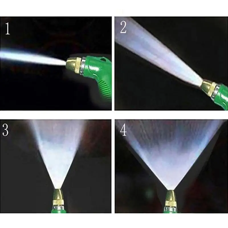 Переменные распылительные узоры садовые Водяные Пистолеты/Бытовая вода мытья автомобиля пистолет высокого напряжения головка медной пушки стиральная машина