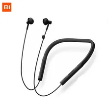 Mais novo xiaomi colar fone de ouvido bluetooth juventude versão 2018 nova neckband esportes fone de ouvido carga rápida mi sem fio d5