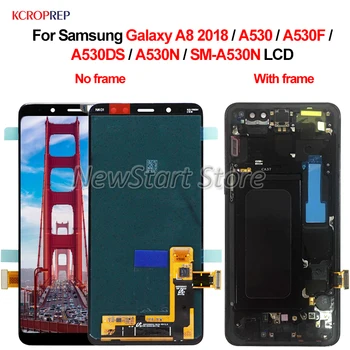 

For Samsung Galaxy A8 2018 A530 LCD Display Touch Screen Digitizer Assembly 5.6" For Samsung A530F A530DS A530N SM-A530N lcd