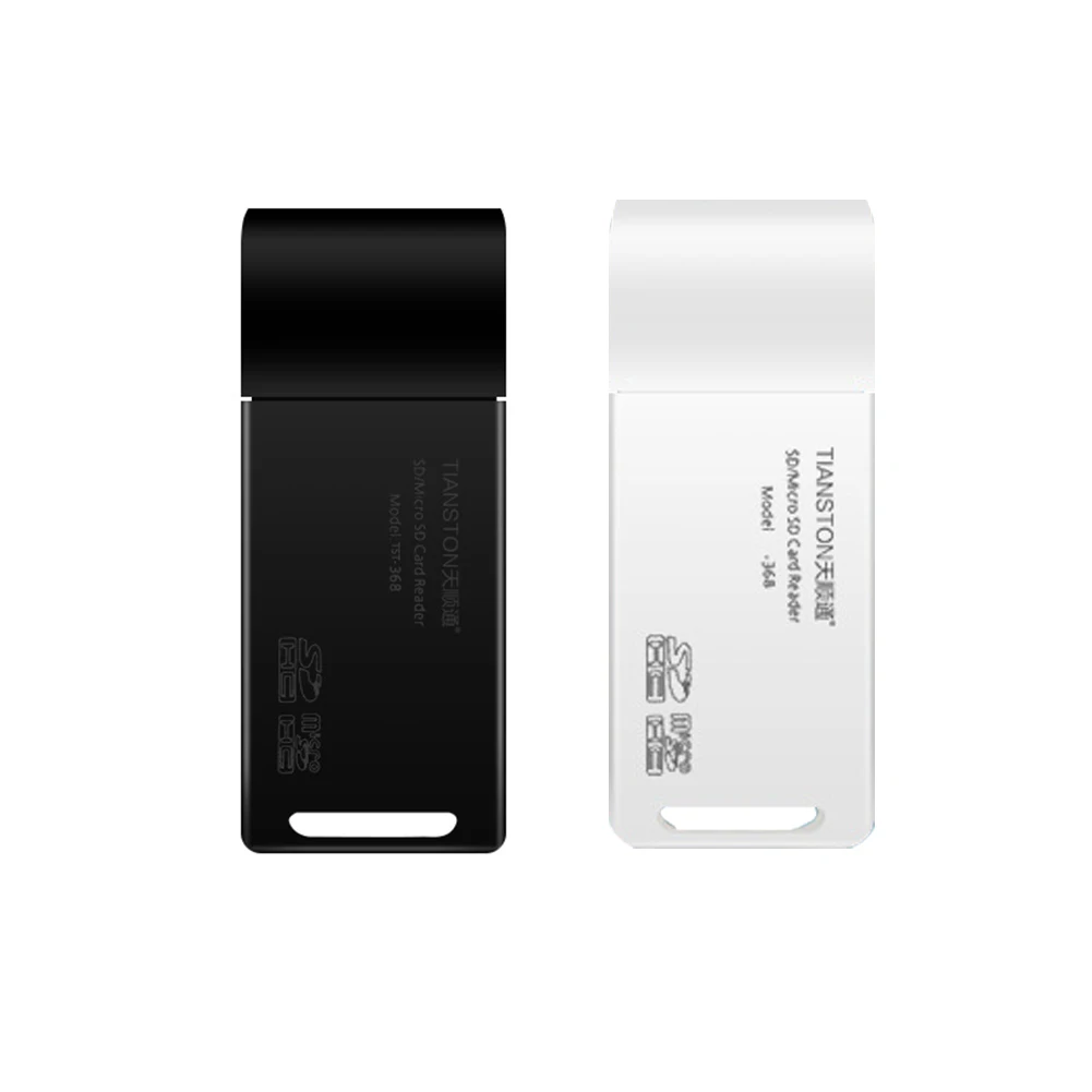 480 Мбит/с Портативный USB 2-в-1 Card Reader TF SD многофункциональный чтения карт скорость чтения карт