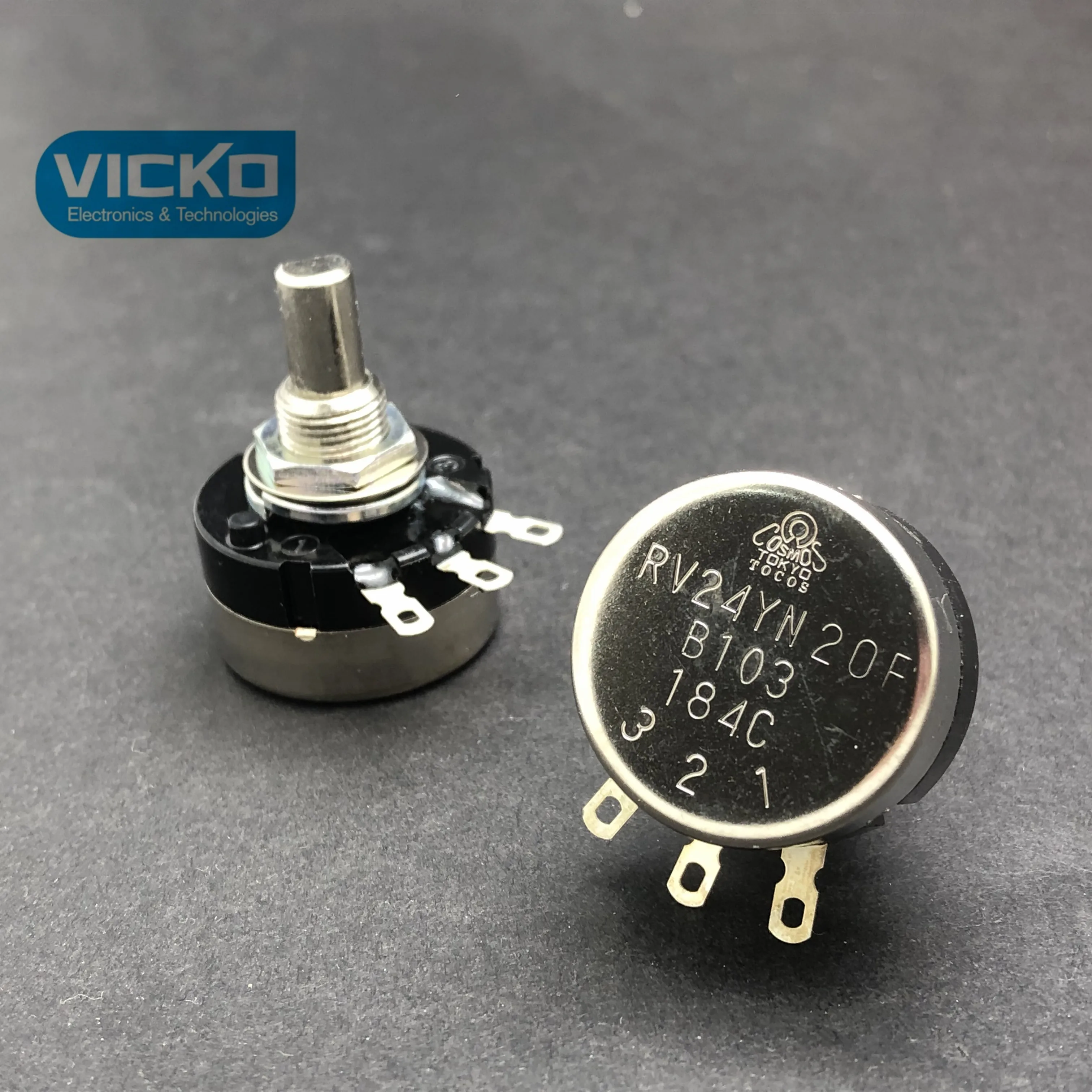 [vk]Original Japan TOCOS potentiometer RV24YN RV24YN20F B502 B5K 5K B103 B10K 10K shaft 20mm switch | Обустройство дома