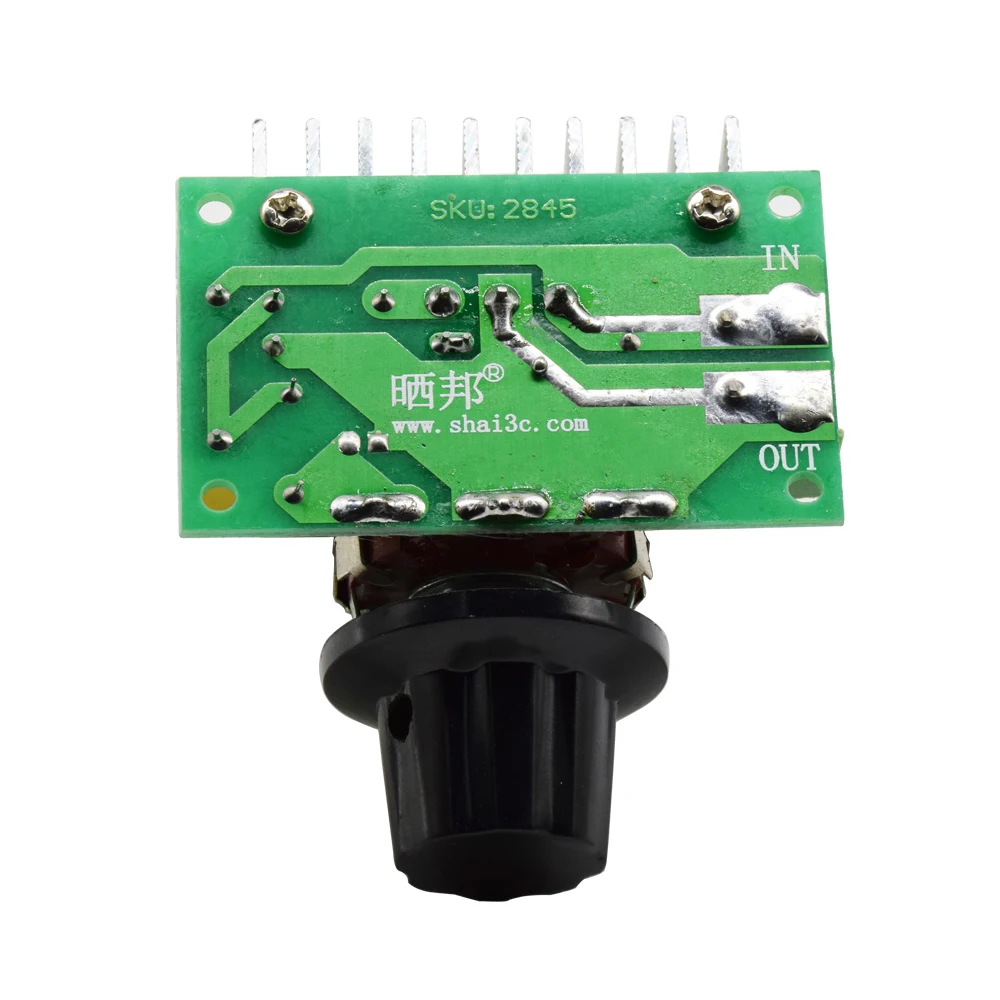 Aire Acondicionado 0-220V 3800W SCR Regulador De Voltaje atenuación atenuadores Termostato de control de velocidad