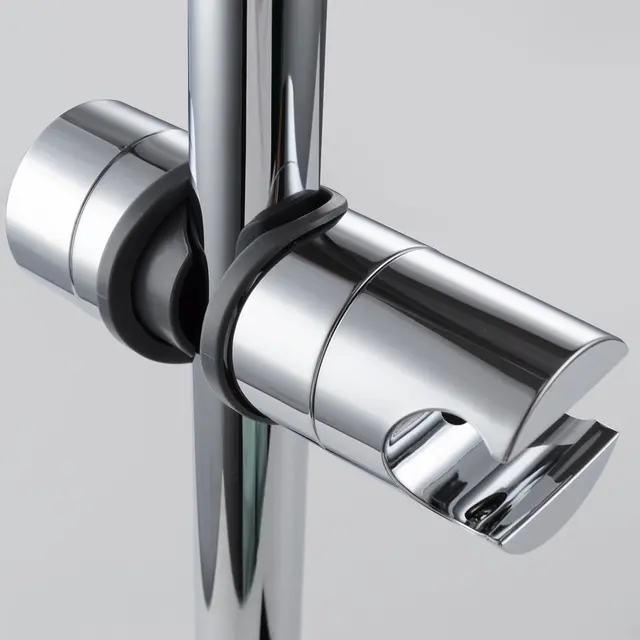 ABS Chrome Handheld Shower Holder Bracket Adjustable Rail Bracket Shower Mounting Brackets for bathroom 18-25MM Tube