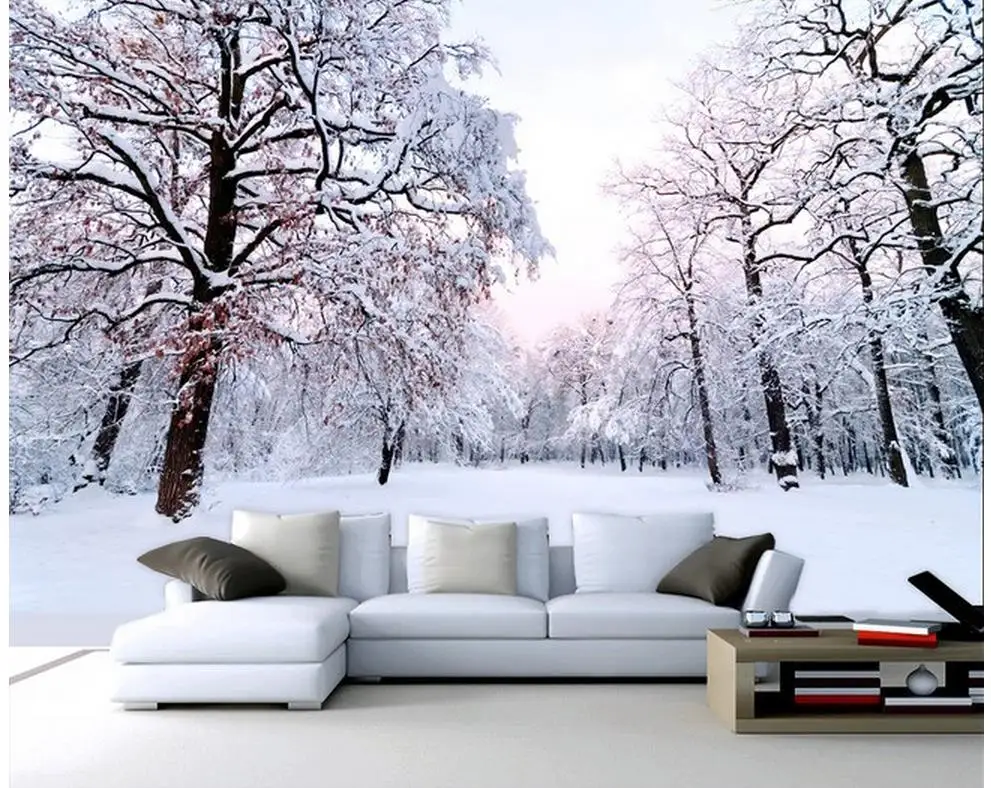 Вид из окна на реку. Как красива зима в твоей комнате. Украшение спальни. Спальня в романтическом стиле. Как красива зима в твоей комнате.